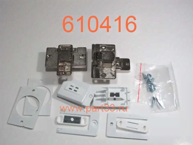 610416 КОМПЛЕКТ ПЕТЕЛЬ ДЛЯ ВСТРОЙКИ BOSCH, SIEMENS, NEFF-0